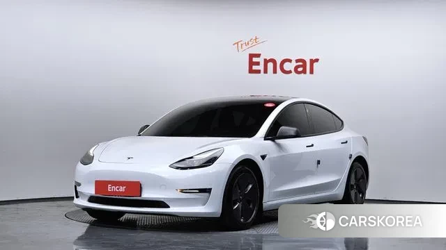 Tesla Model 3 2022 Белый из Кореи