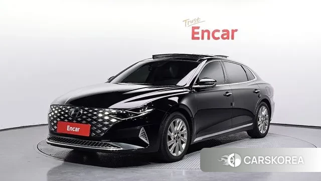 Hyundai The New Grandeur IG Hybrid 2020 Черный из Кореи