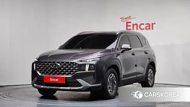 Hyundai The New Santa Fe 2022 Серый из Кореи