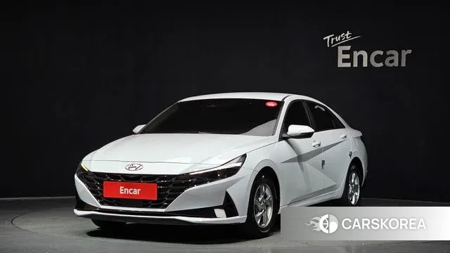Hyundai Avante (CN7) 2022 Белый из Кореи
