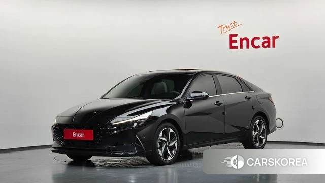 Hyundai Avante (CN7) 2021 Черный из Кореи