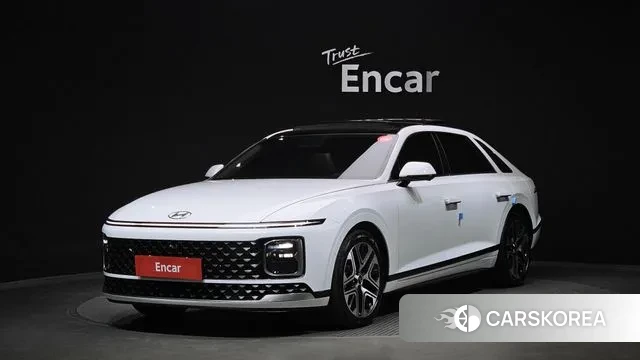 Hyundai Grandeur Hybrid (GN7) 2023 Белый из Кореи