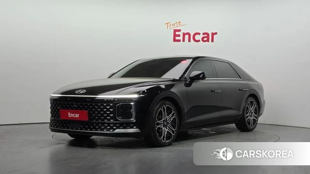 Hyundai Grandeur Hybrid (GN7) 2023 Черный из Кореи