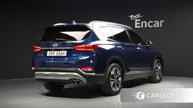 Hyundai Santa Fe TM 2018 Синий из Кореи