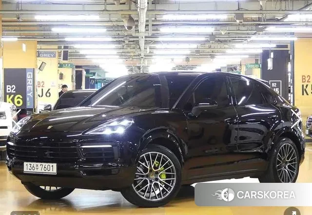 Porsche Cayenne (PO536) 2021 Черный из Кореи