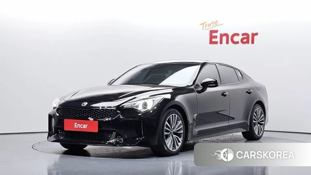 Kia Stinger 2018 Черный из Кореи