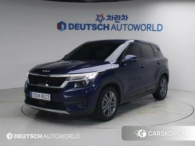 Kia Seltos 2021 Синий из Кореи