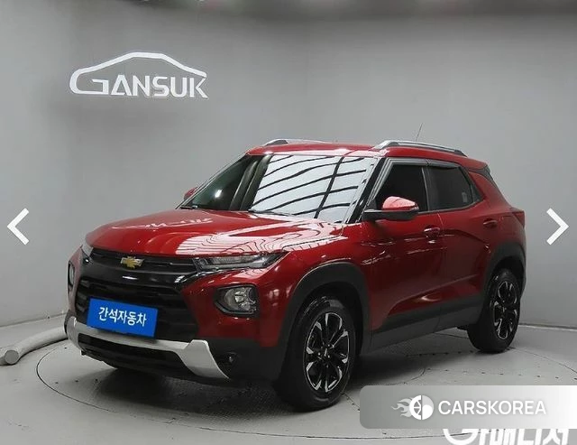 Chevrolet (GM Daewoo) Trailblazer 2020 Красный из Кореи
