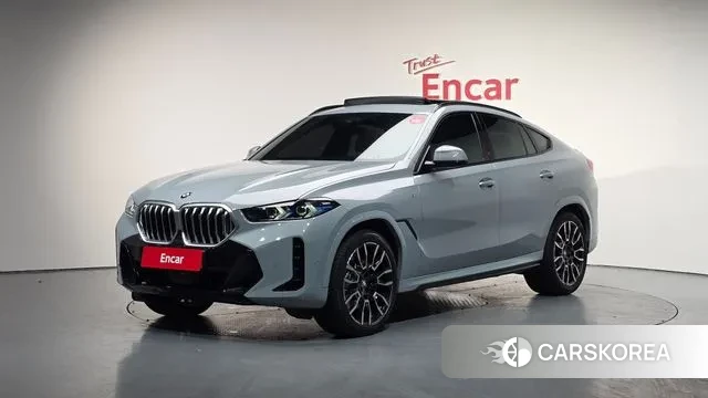 BMW X6 (G06) 2023 Серебристо-серый из Кореи