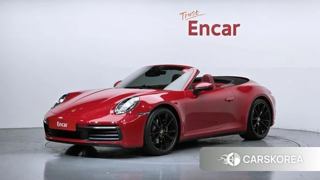 Porsche 911(992) 2021 Красный из Кореи