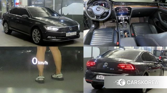 Volkswagen Passat GT (B8) 2018 Серый из Кореи