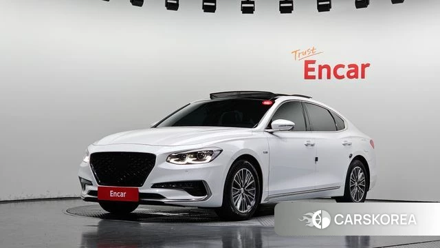 Hyundai Grandeur IG Hybrid 2018 Белый из Кореи