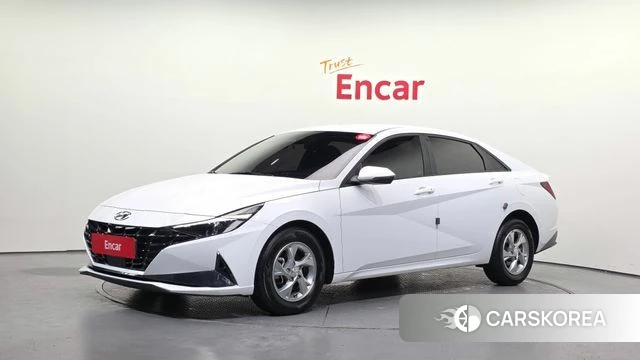 Hyundai Avante (CN7) 2022 Белый из Кореи