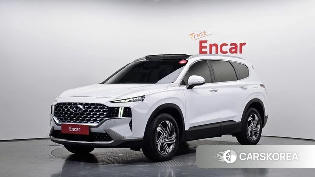 Hyundai The New Santa Fe 2021 Белый из Кореи