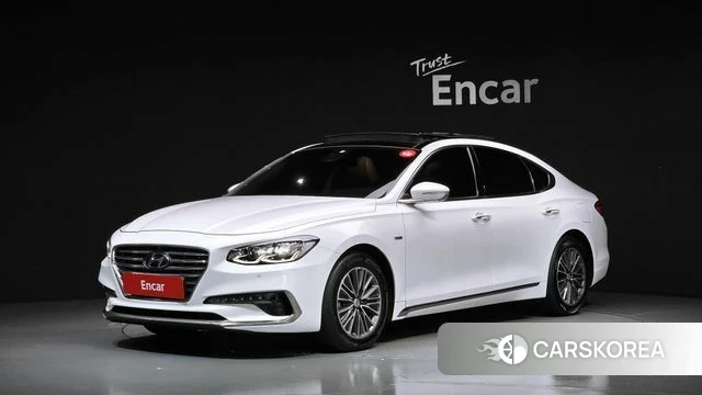 Hyundai Grandeur IG Hybrid 2018 Белый из Кореи