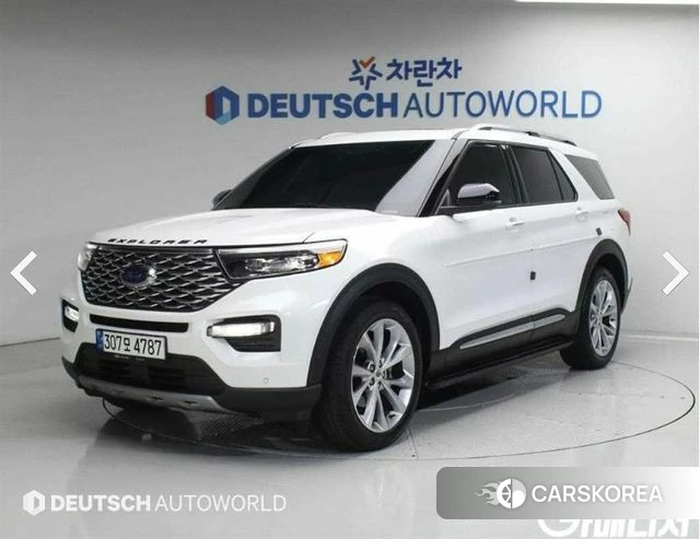 Ford Explorer 6th Generation 2021 Белый из Кореи