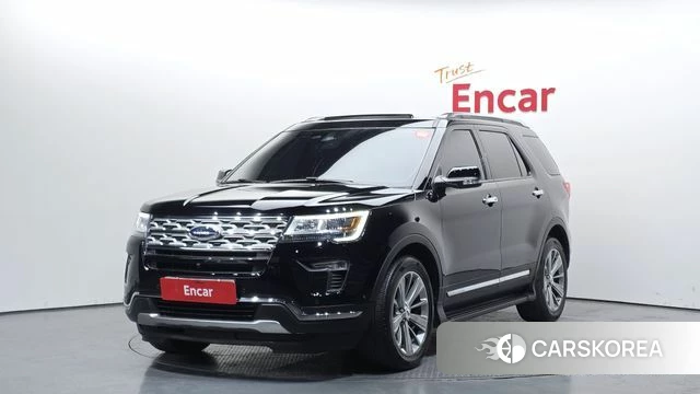 Ford Explorer 2018 Черный из Кореи