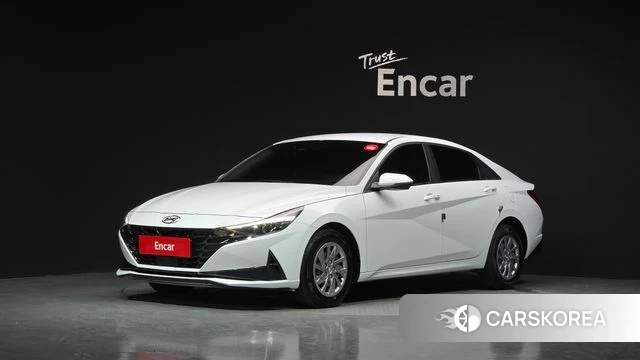 Hyundai Avante (CN7) 2021 Белый из Кореи