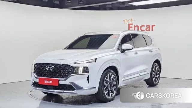 Hyundai The New Santa Fe 2021 Белый из Кореи