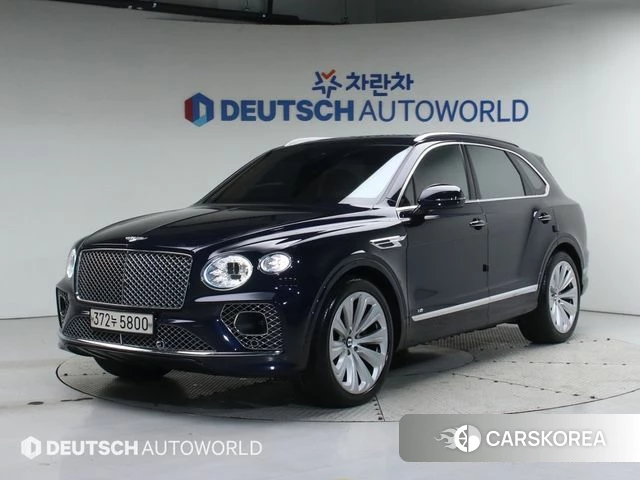 Bentley Bentayga 2021 Синий из Кореи