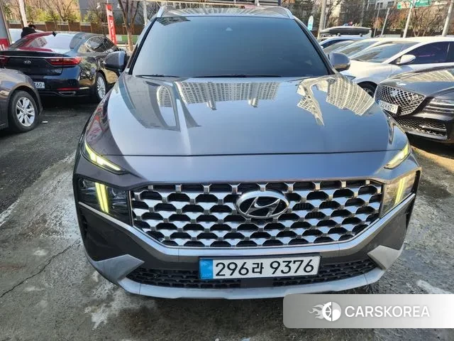 Hyundai The New Santa Fe 2023 Серый из Кореи