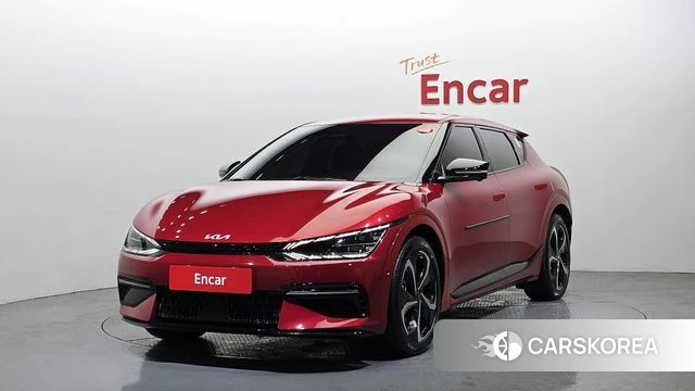 Kia EV6 2021 Красный из Кореи