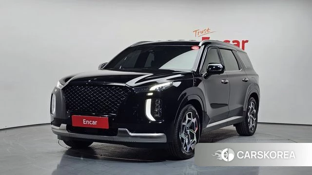Hyundai Palisade 2022 Черный из Кореи