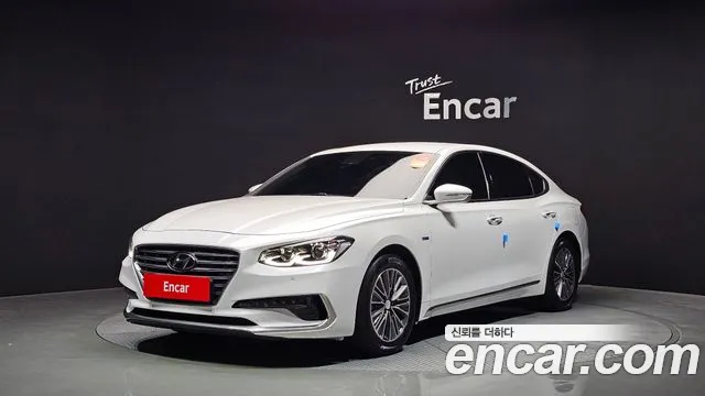 Hyundai Grandeur IG Hybrid 2018 Белый из Кореи