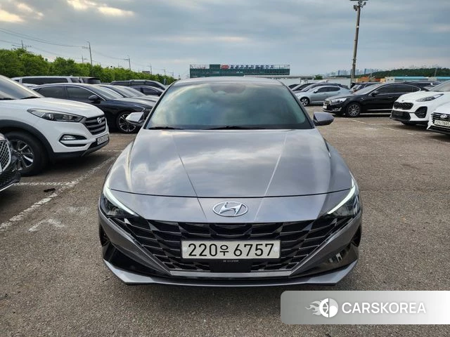 Hyundai Avante Hybrid (CN7) 2021 Серый из Кореи