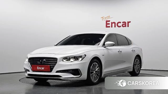 Hyundai Grandeur IG Hybrid 2019 Белый из Кореи