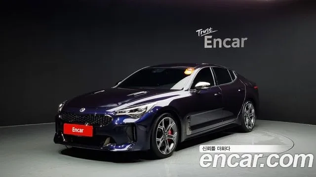 Kia Stinger 2018 Синий из Кореи