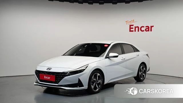 Hyundai Avante (CN7) 2020 Белый из Кореи