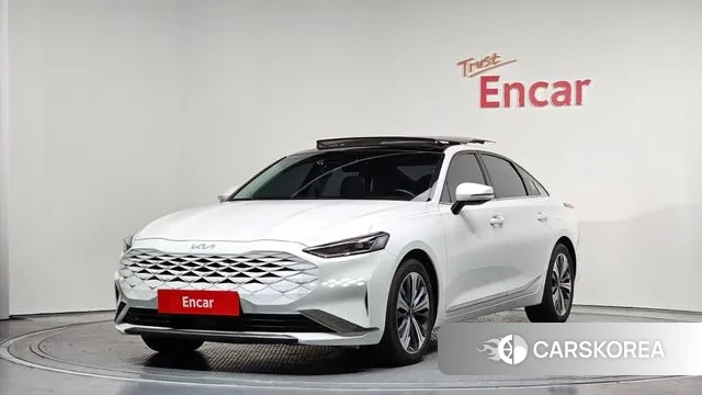 Kia K8 Hybrid 2022 Белый из Кореи