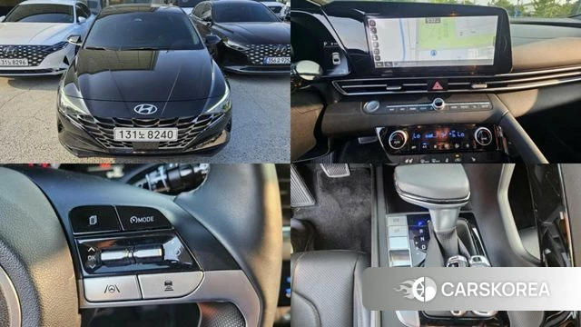 Hyundai Avante (CN7) 2021 Черный из Кореи