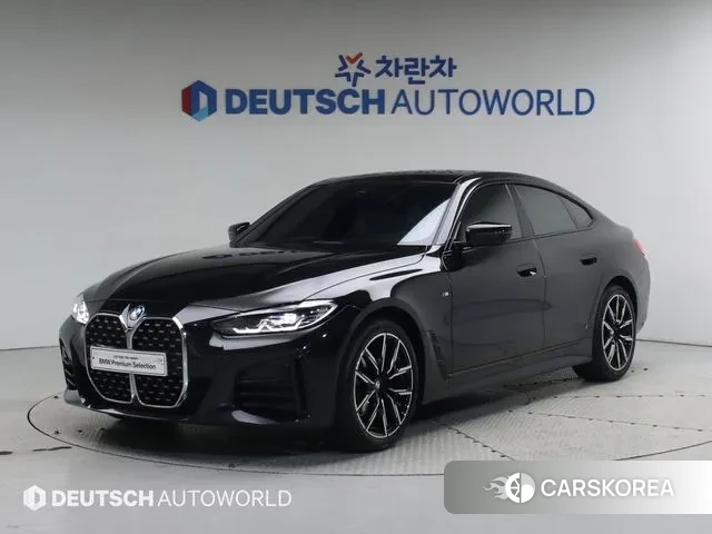 BMW 4 Series (G22) 2023 Черный из Кореи