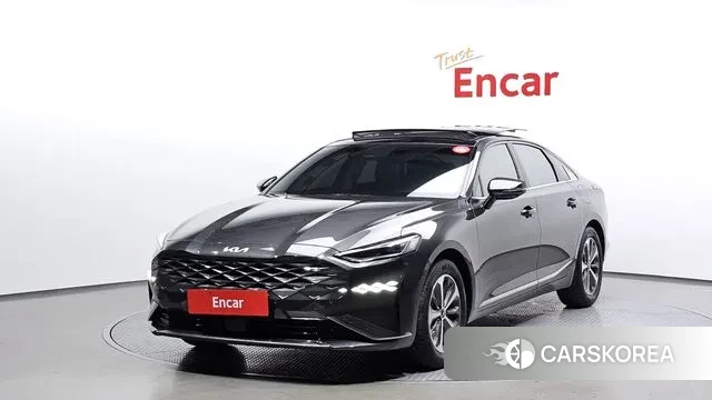 Kia K8 Hybrid 2022 Черный из Кореи