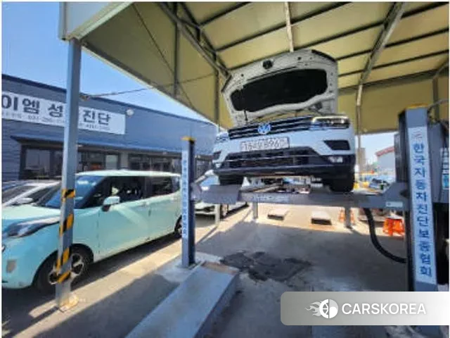 Volkswagen Tiguan Allspace 2020 Белый из Кореи