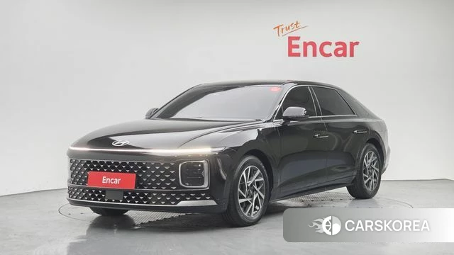 Hyundai Grandeur Hybrid (GN7) 2024 Черный из Кореи