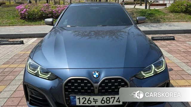 BMW 4 Series (G22) 2021 Синий из Кореи