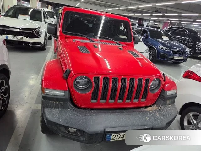 Jeep Wrangler (JL) 2021 Красный из Кореи