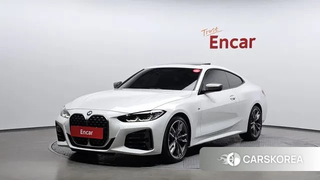 BMW 4 Series (G22) 2022 Белый из Кореи