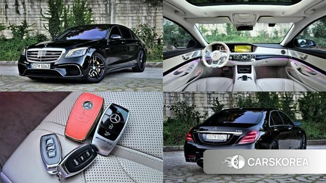 Mercedes-Benz S-Class W222 2018 Черный из Кореи
