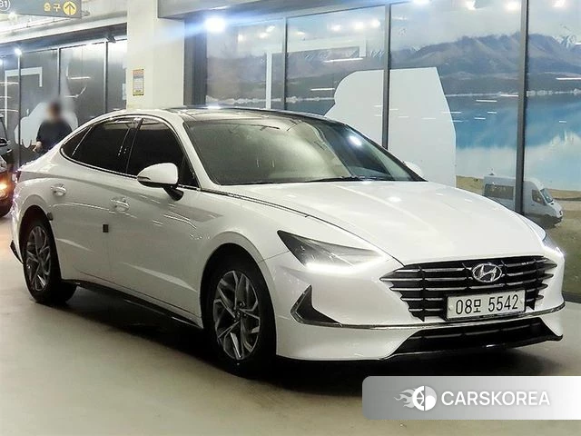Hyundai Sonata (DN8) 2019 Белый из Кореи