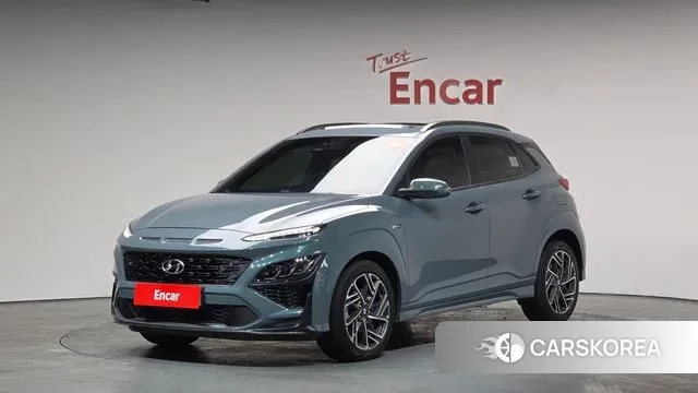 Hyundai The New Kona 2021 Небесно-голубой из Кореи
