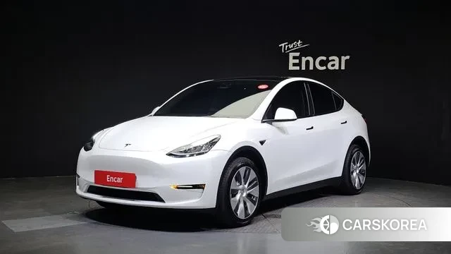 Tesla Model Y 2022 Белый из Кореи