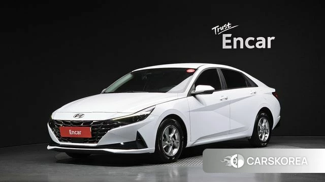 Hyundai Avante (CN7) 2020 Белый из Кореи