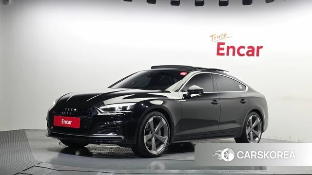 Audi A5 (F5) 2019 Черный из Кореи