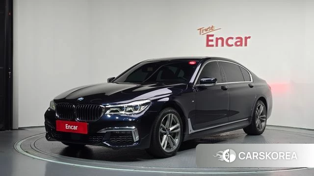 BMW 7 Series (G11) 2018 Черный из Кореи