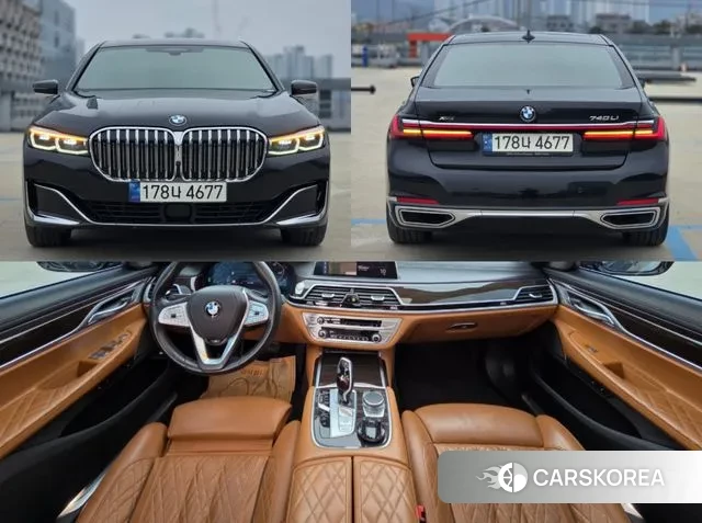 BMW 7 Series (G11) 2021 Черный из Кореи