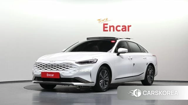 Kia K8 Hybrid 2021 Белый из Кореи